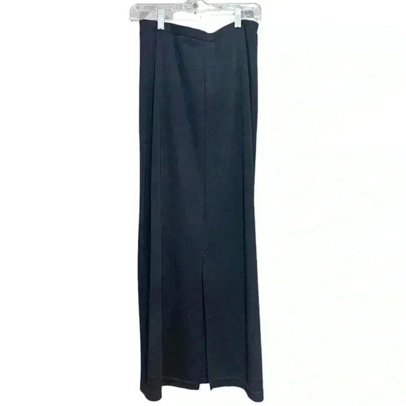 Another Thyme Black & Metallic Lame Rose Pattern Evening Two-Piece set Size 10 - Picture 8 of 8